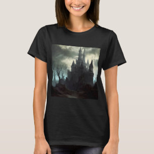T-shirt Imaginaire Château Paysage effrayant 2