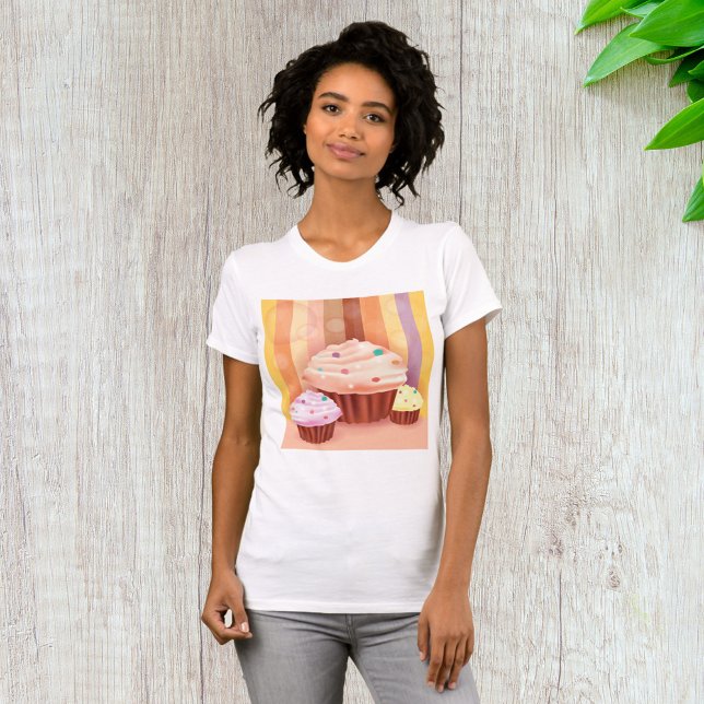 T-shirt Imaginaire Cupcake Douceurs colorées (Créateur téléchargé)