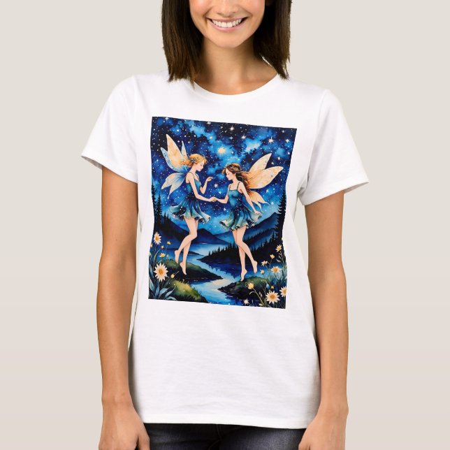 T-shirt Imaginaire d'art fée magique (Devant)