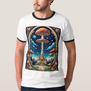 T-shirt Imaginaire de champignon Whimsical