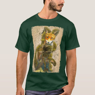 T-shirt Imaginaire De La Nature Forêt Mystique Animal