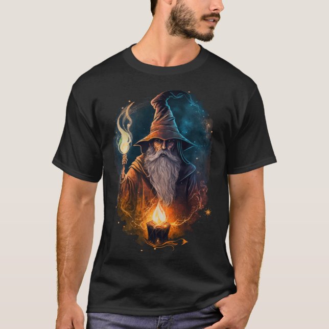 T-shirt Imaginaire de l'Assistant magique rétro 16 (Devant)