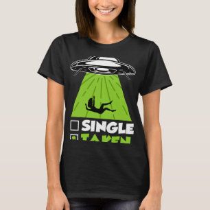 T-shirt Imaginaire de l'homme célibataire Ufo par des Alie