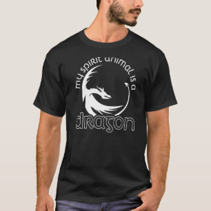 T-shirt Imaginaire Dragon Livre Geek Nerd Mon Esprit Anima