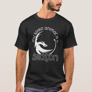 T-shirt Imaginaire Dragon Livre Geek Nerd Mon Esprit Anima