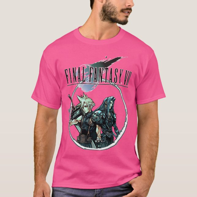 T-shirt Imaginaire Final Vii - Cloud Sephiroth (Devant)
