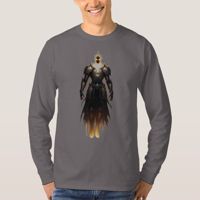 T-shirt Imaginaire foncé du chevalier de l'âme (Devant)