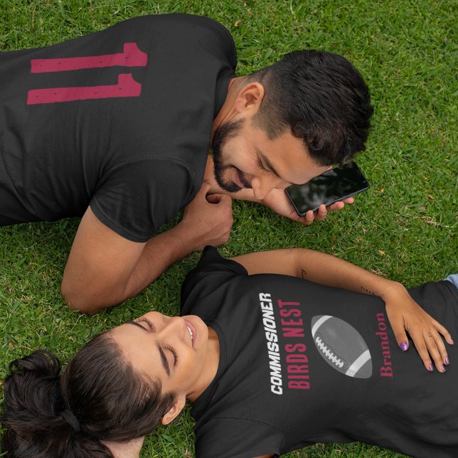 T-shirt Imaginaire Football/Jardin Bar Rouge personnalisab (Créateur téléchargé)