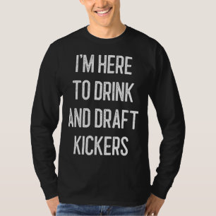 T-shirt Imaginaire Football Party Boire Brouillon Kickers