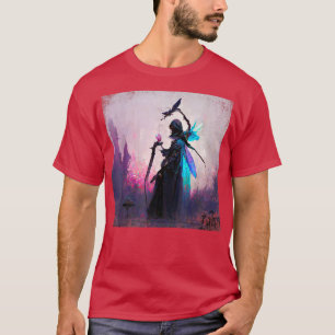 T-shirt Imaginaire Gothique Sorcière Angler Faery Mage Woo