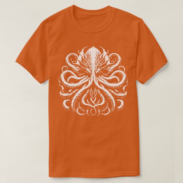 T-shirt imaginaire kraken (Design devant)