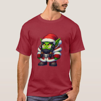 T-shirt Imaginaire mignon Noël Père Noël Orc