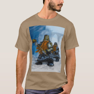 T-shirt Imaginaire nain avec marteau illustration
