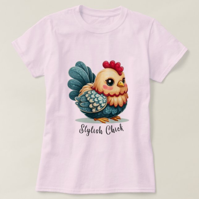 T-shirt Imaginaire poulet (Design devant)