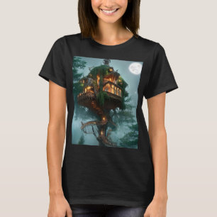 T-shirt Imaginaire Tree House Artwork numérique