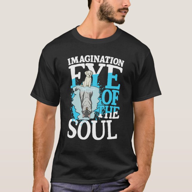 T-shirt Imagination Eye Of The Soul for a Dreamer optimist (Devant)