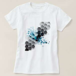 T-shirt imagination géométrique