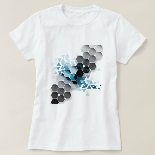 T-shirt imagination géométrique (Design devant)