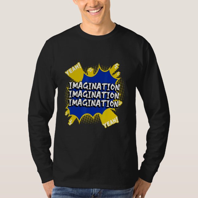 T-shirt Imagination Pensée Bulles Artwork (Devant)
