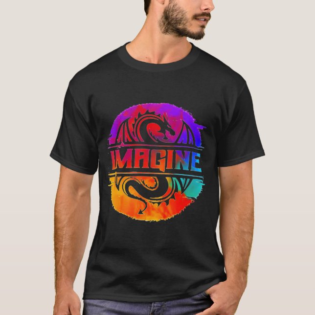 T-shirt Imagine-Dragons couleur pleine (Devant)