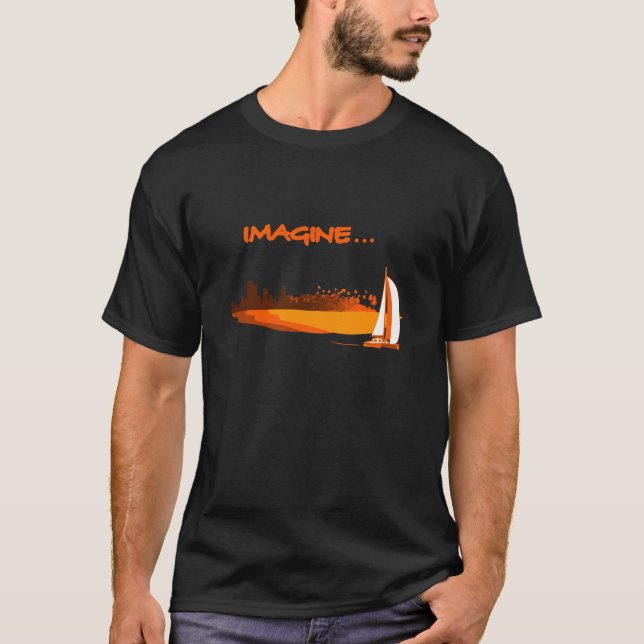 T-shirt Imagine your life - Imagine ta vie (Devant)