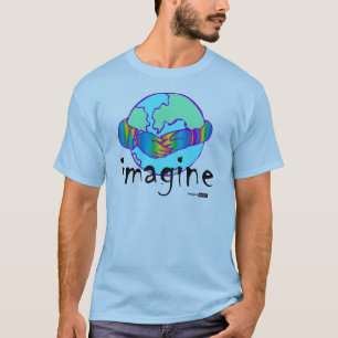 T-shirt imaginer la paix mondiale