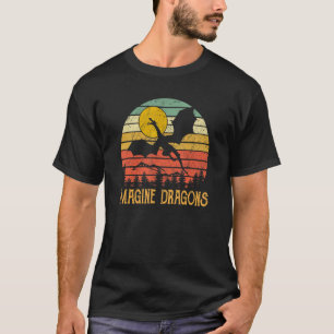 T-shirt Imaginez des dragons de fantasy magiques et mythiq