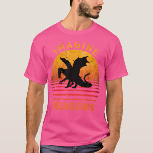 T-shirt Imaginez des dragons de fantasy magiques et mythiq