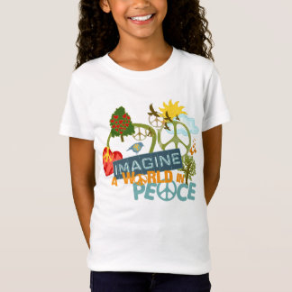 T-Shirt Imaginez la paix du monde