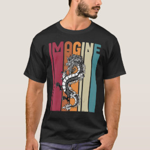 T-shirt Imaginez le grand Cool Vintage Dragon