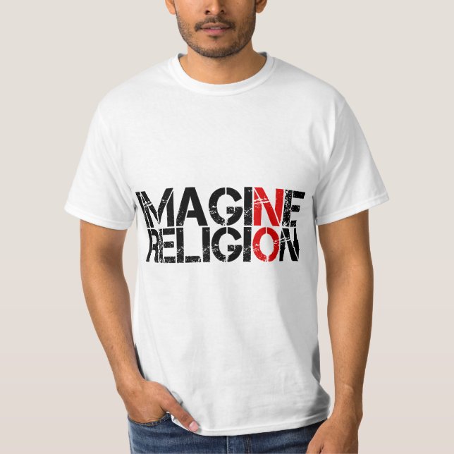 T-shirt Imaginez Pas De Religion (Devant)