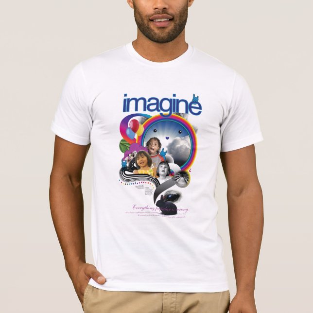 T-shirt Imaginez - pour examiner l'image pour examiner la (Devant)
