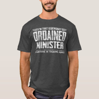 T-shirt Imhat Legendary Ordained Minister funny
