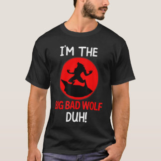T-shirt Imhe Bad Wolf Duh Costume Drôle DIY Halloween Part