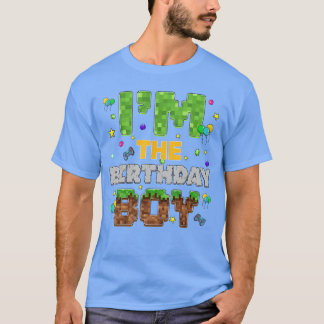 T-shirt Imhe Garçon d'anniversaire Piel Gamer Fête Corresp