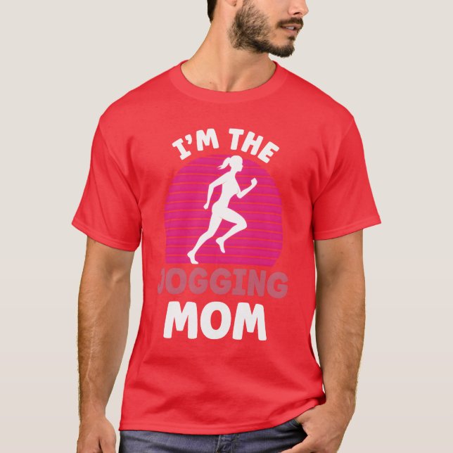 T-shirt Imhe Jogging Maman Coureur Runner boy (Devant)