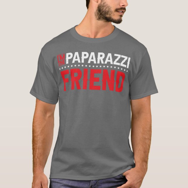 T-shirt Imhe Paparazzi Ami drôle (Devant)