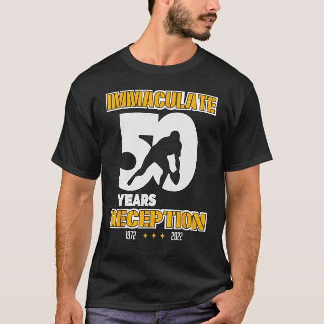 T-shirt Immaculé 50 Ans Accueil Pittsburgh Lui M (Devant)