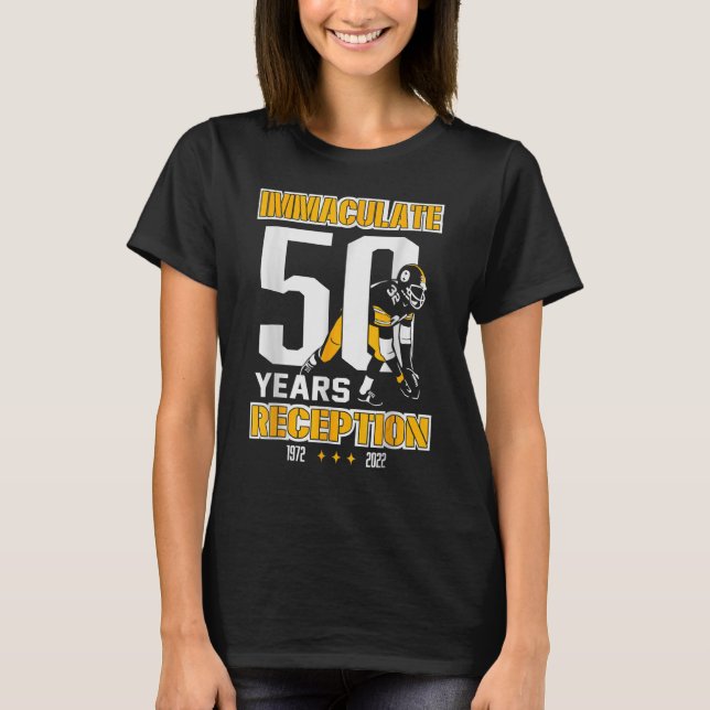T-shirt Immaculée 50 Ans Réception Pittsburgh Men Boy W (Devant)