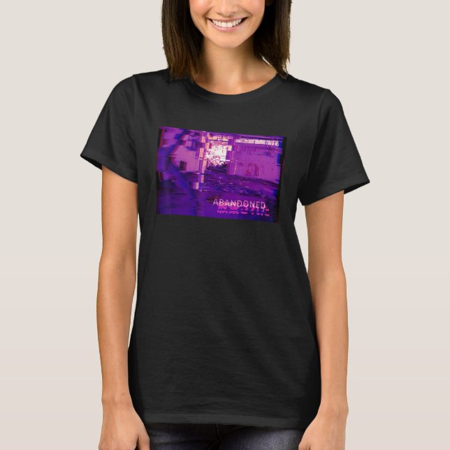 T-shirt Immeuble abandonné Vaporwave esthétique (Devant)