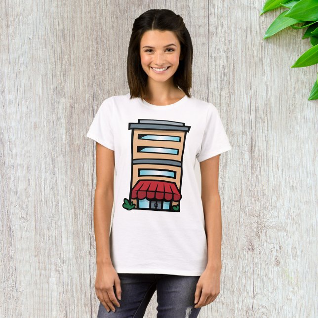 T-shirt Immeuble de façade et bureaux (Créateur téléchargé)