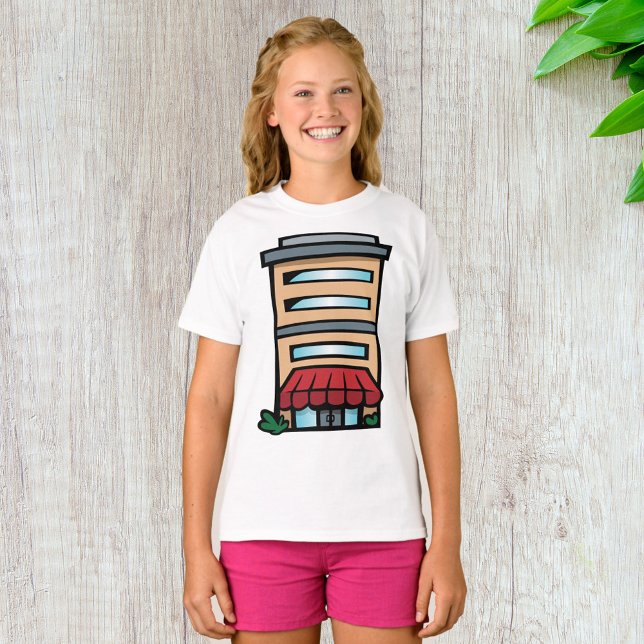 T-shirt Immeuble de façade et bureaux (Créateur téléchargé)