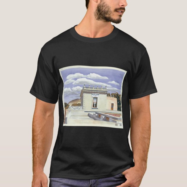 T-shirt Immeubles d'appartements Edward Hopper (Devant)