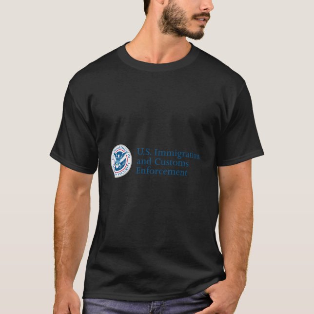 T-shirt Immigration Des Glaces Et Droits De Douane (Devant)