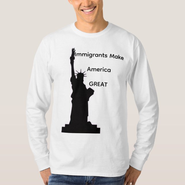 T-shirt Immigration USA (Devant)