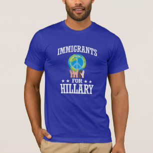 T-SHIRT IMMIGRÉS POUR HILLARY