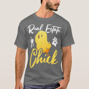 T-shirt Immobilier Chick Funny Realtor