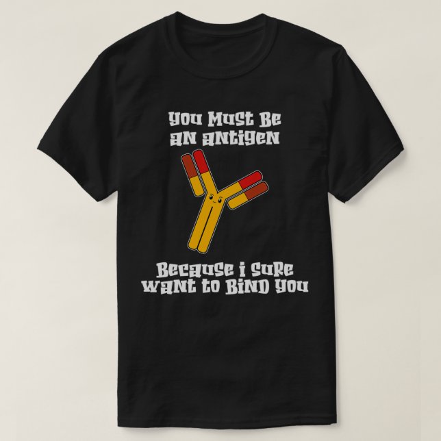 T-shirt Immunité antigéniqueMicrobiologie Médicale Labo (Design devant)