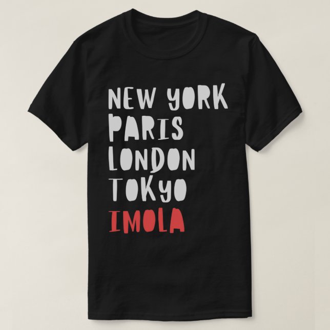 T-shirt Imola City Lover Italie Vacances Voyageurs Souveni (Design devant)