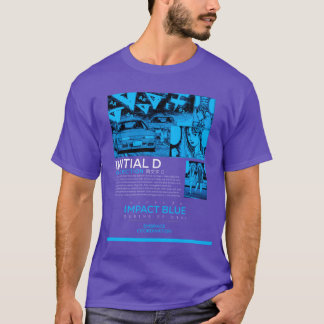 T-shirt Impact Blue Street porter vêtement merveille Initi